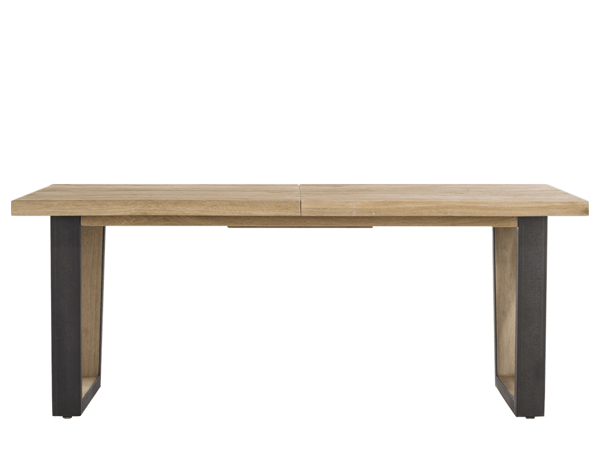 uitschuiftafel metalox hout 190 deruijtermeubel woonwinkel meubelzaak cruquius