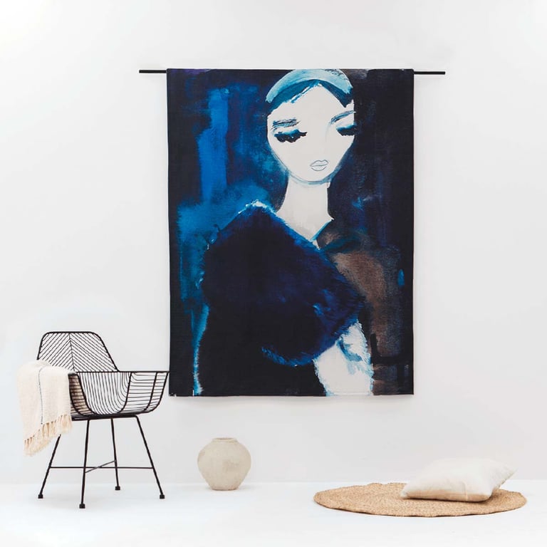 persoonlijk interieur - wandkleed