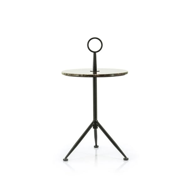 bijzettafel dober marmer bruin tafels by-boo cruquius
