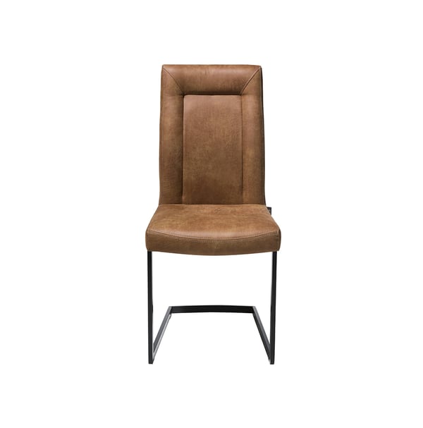 eetstoel malvino in microleder cognac hendersenhazel cruquius