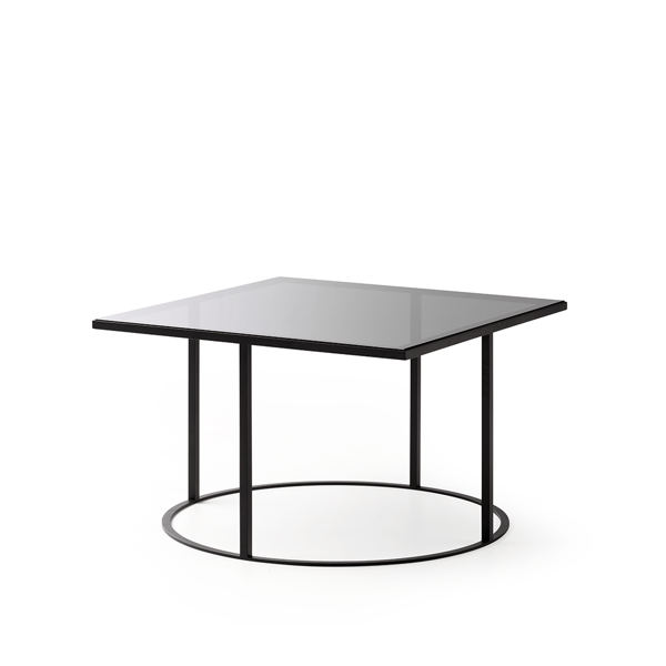 salontafel prismo designtafels leolux cruquius boulevard in zwart glas