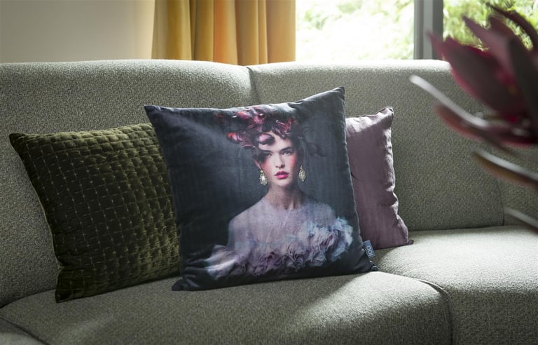 de regel van drie met sierkussens