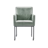 armstoel rona microleder bull dichte arm inhouse cruquius eetstoelen