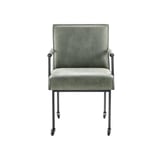armstoel rona o microleder bull dichte arm inhouse cruquius eetstoelen