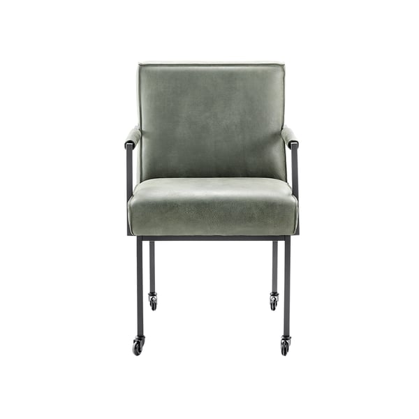 armstoel rona o microleder bull dichte arm inhouse cruquius eetstoelen