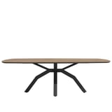 eettafel livada 250 ovaal railway brown hout woonboulevard cruquius deruijtermeubel
