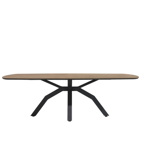 eettafel livada 250 ovaal railway brown hout woonboulevard cruquius deruijtermeubel