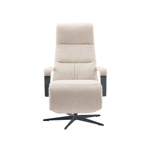 relaxfauteuil chanti in een natural stof met ligfunctie van het merk inhouse