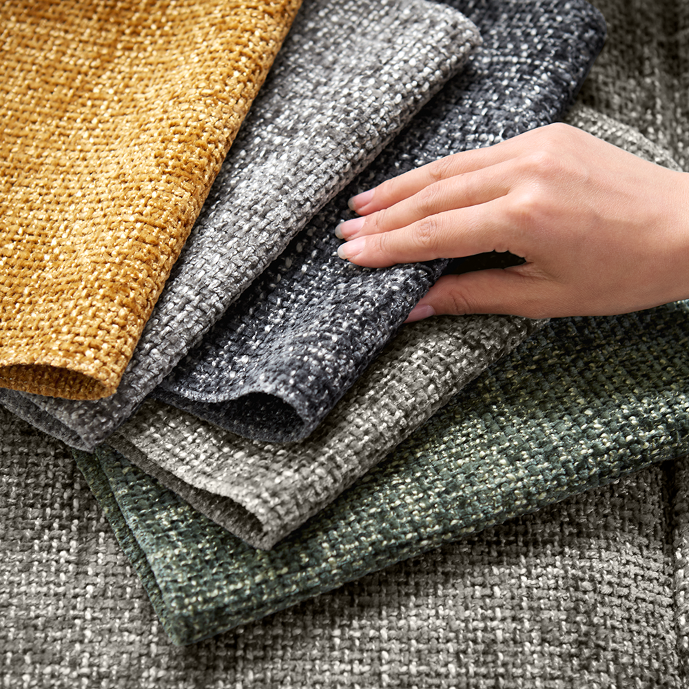 stofstalen hoekbank hetara van inhouse moderne banken stof grijs