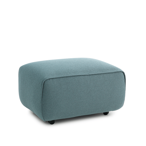 hocker melloo blauw design pode met wielen