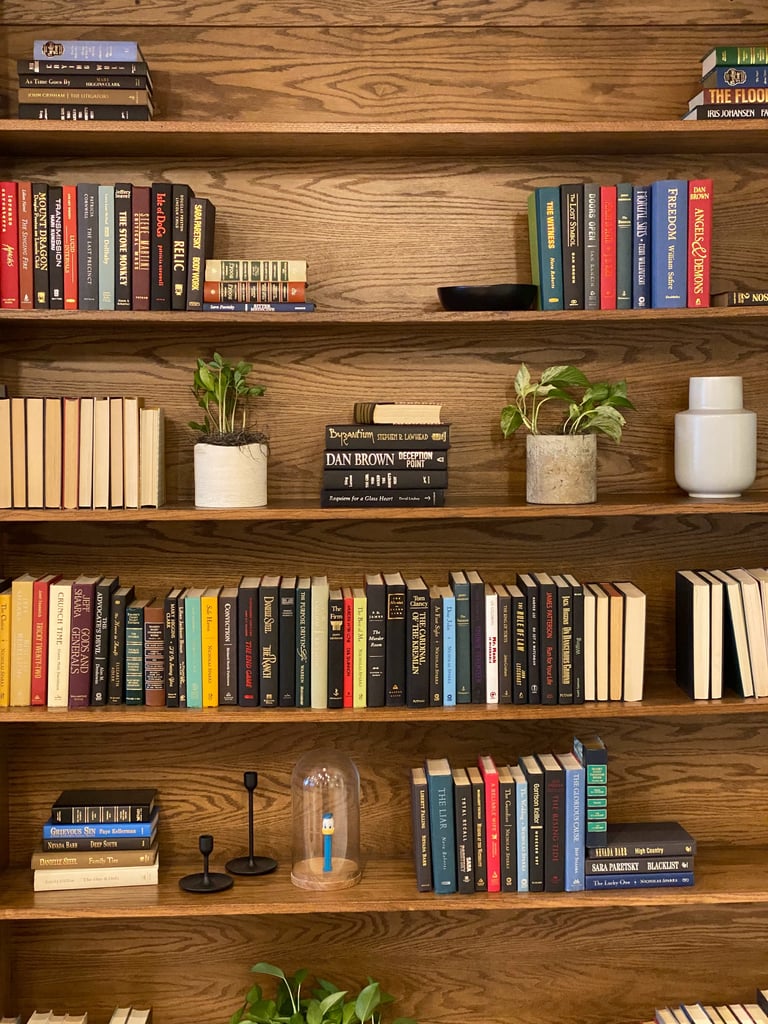 open kast inrichten met boeken