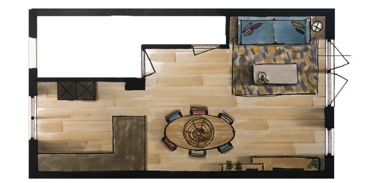 interieuradvies begint met een plattegrond