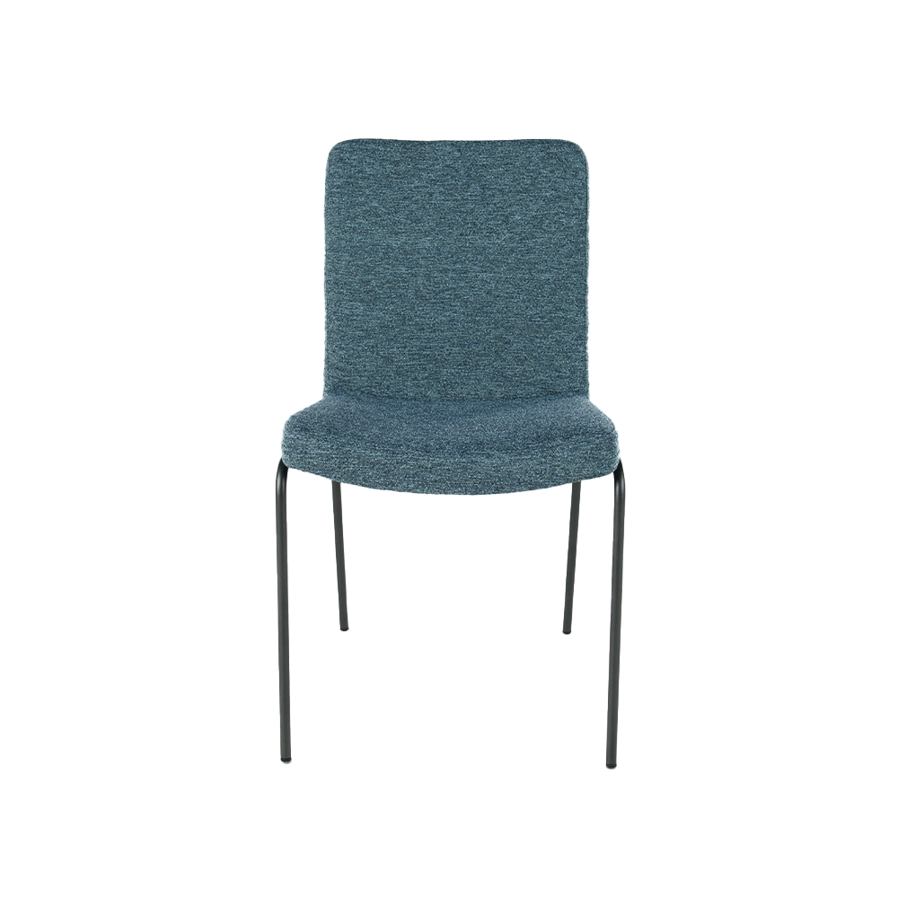 eetstoel tibbe bert plantagie designstoelen in stof blauw