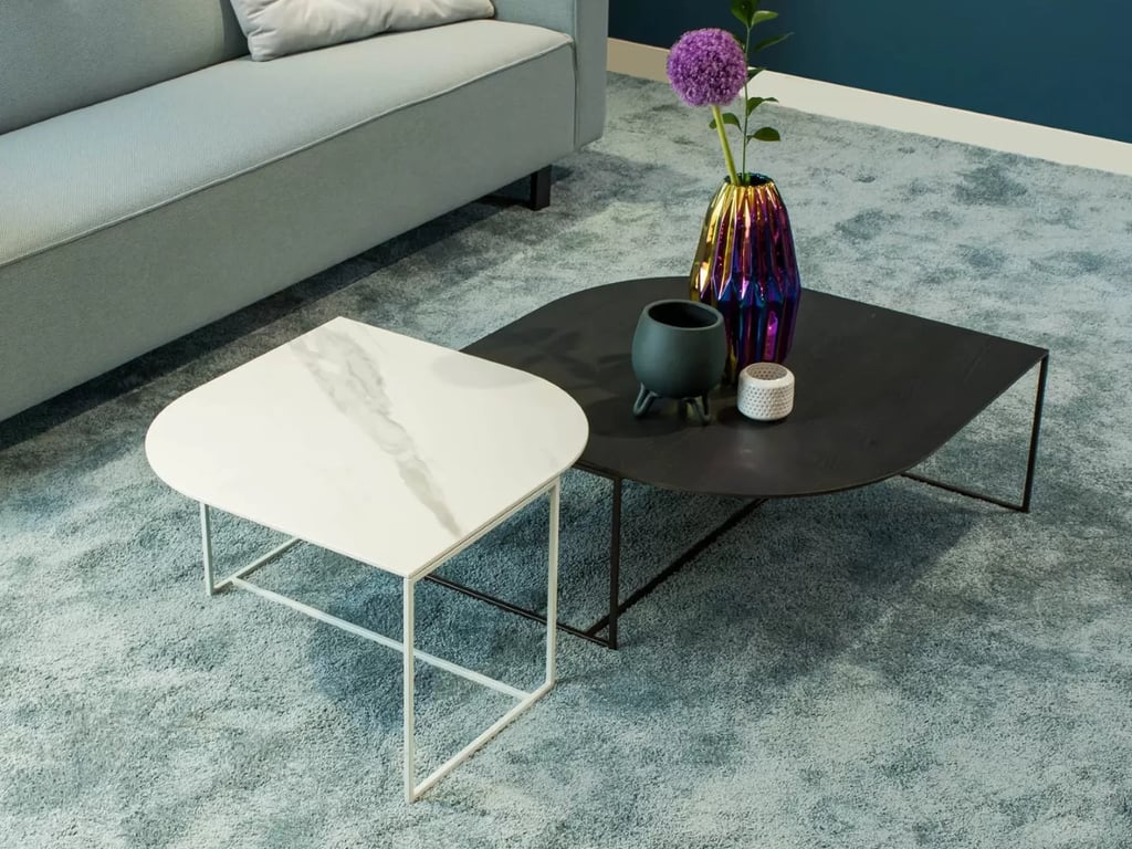 Salontafel of koffietafel taj mahal wit en zwart