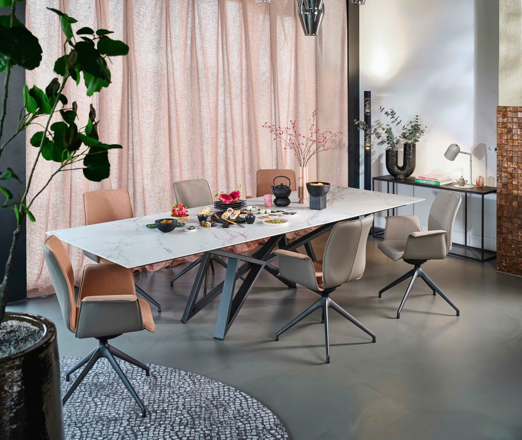 Eettafel Stella marmer
keramisch tafelblad