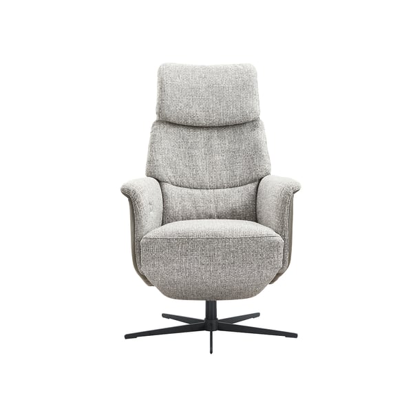 fauteuil Pomonti in duostoffering grijs inhouse