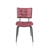 eetstoel manou burgundy red