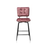 barkruk manou burgundy red