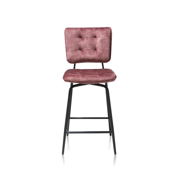 barkruk manou burgundy red