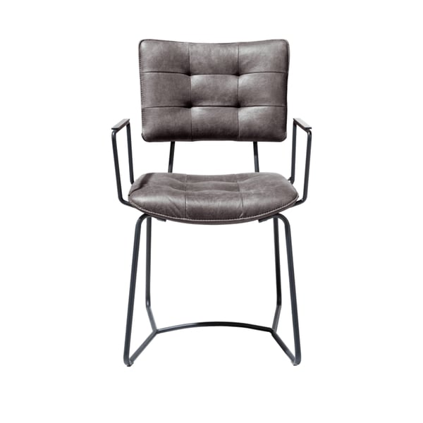 armstoel julien microleder corsica antraciet eetstoelen cruquius