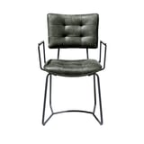 armstoel julien microleder corsica groen eetstoelen cruquius