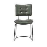 eetstoel julian microleder corsica groen cruquius stoelen