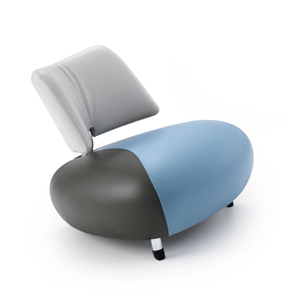 fauteuil pallone leer combinatie designfauteuils cruquius leolux