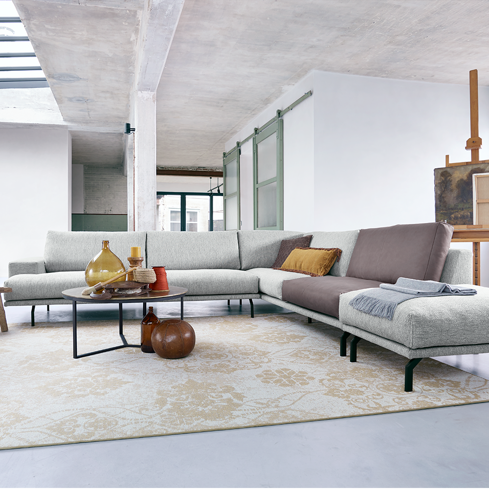 Grijze hoekbank house of dutchz cruquius wonen hoekbank dutchz 104 design