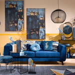 bekleding bank krukjes poefjes velvet stof leer duostoffering