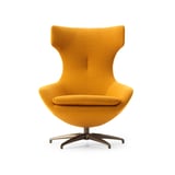 Draaifauteuil Caruzzo stof oranje deruijtermeubel cruquius leolux design