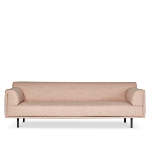 Lichtroze design bank Dura bank van EYYE 4-zits