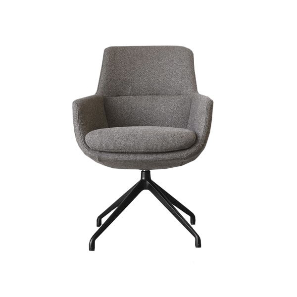 armstoel atlas high stof grijs ijcoon beaalbare designstoelen