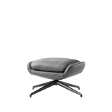 hocker lloyd designstoelen leolux leer grijs