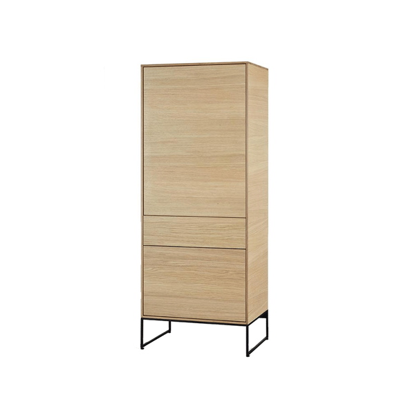 opbergkast izola hout brushed kast woonkamer van theuns