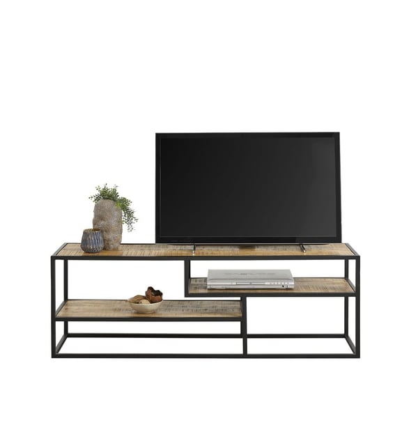tv meubel melara 150 inhouse mangohout cruquius meubelen. tv kast met vakken.