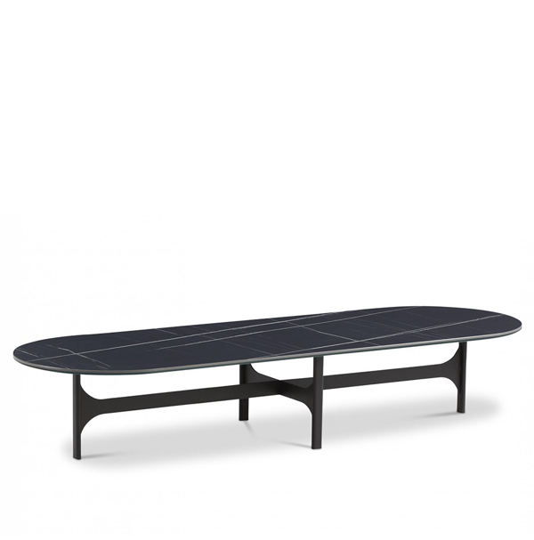 salontafel minot in keramiek zwart dyyk designmeubelen cruquius