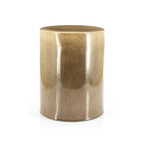 bijzettafel dainty keramiek beige trendy bruin taupe organische vorm byboo