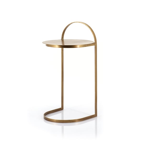 bijzettafel garcon gold bij gele bank byboo interieur