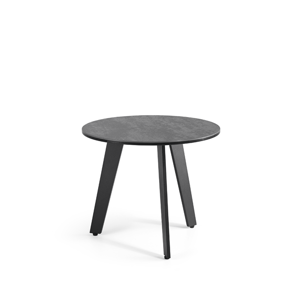 bijzettafel moitas in keramiek zwart baenks cruquius designtafels