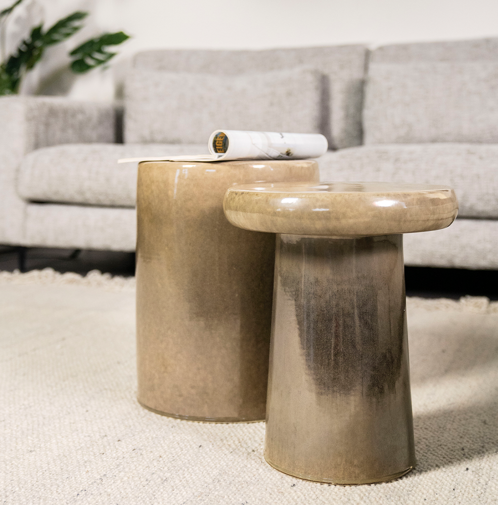 inspiratie bijzettafel dainty keramiek beige trendy tafelstjes byboo