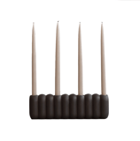 kandelaar tube big coffee keramieke woonaccessoires trend 2023