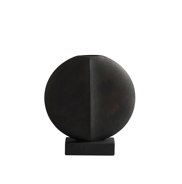 vaas guggenheim dark grey 101 copenhagen keramieke accessoires