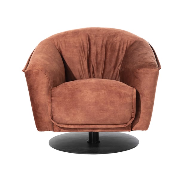 draaifauteuil cloud in stof karese koper hendersenhazel cruquius