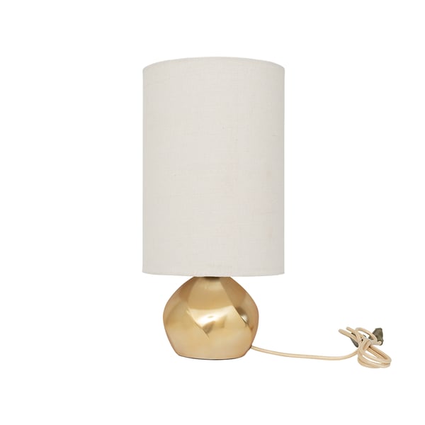 lamp suki steen en katoen goud gold verlichting urban nature culture haarlem