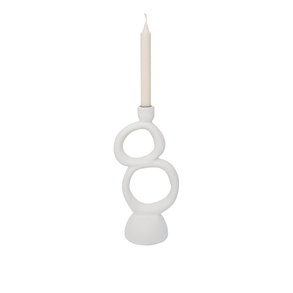 Candle holder Sophistication in het wit urban nature culture cruquius
