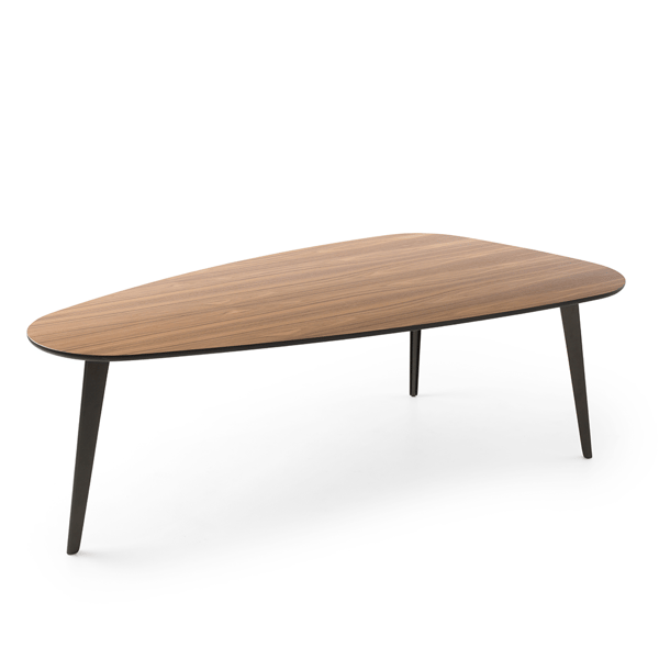 Eettafel Bondi houten tafels leolux design zwarte poten cruquius