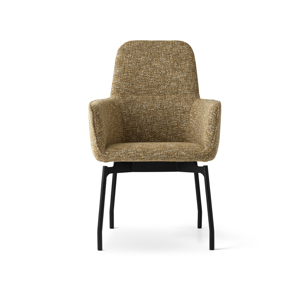 armstoel gyon swift in stof beige leolux designstoelen Cruquius