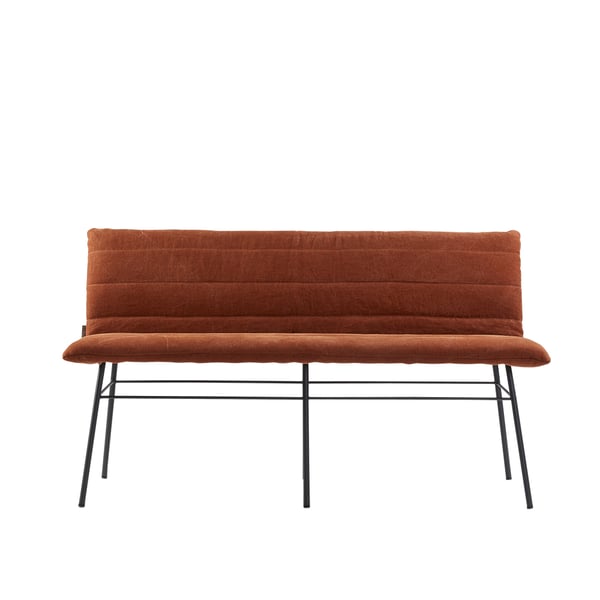 eetbank Cocoon bench van label vandenberg in bruin
