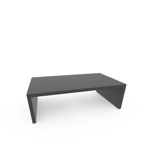 canyon salontafel open van bks meubelen zwart geborsteld