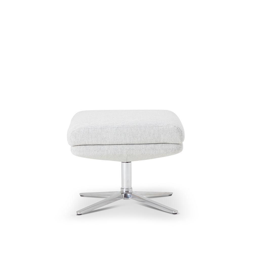 hocker Vera Bold Low 360 in stof grijs ijcoon designhockers cruquius